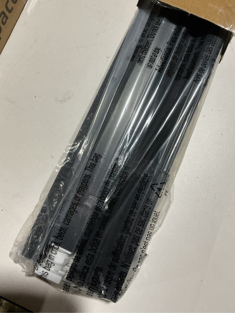 Condition photo showing Good Condition for LazBlinds No Tools No Drill Cordless 1" Vinyl Mini Blinds, 100% Blackout Blinds for Indoor Windows, Room Darkening Privacy Window Blinds and Shades for Interior, 32" W x 64" H, Black Black 32" W x 64" H