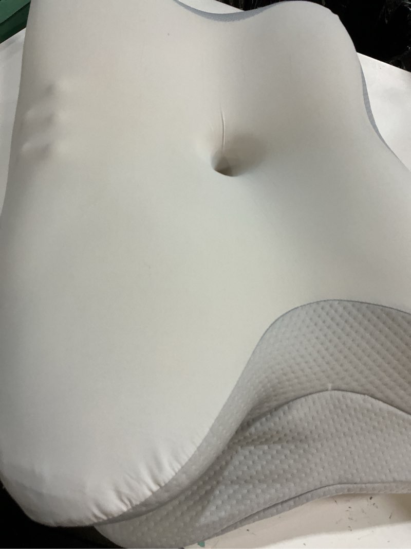 Condition photo showing As Is for adjustable cervical pillow cozy sleeping, ergonomic contour memory foam pillows