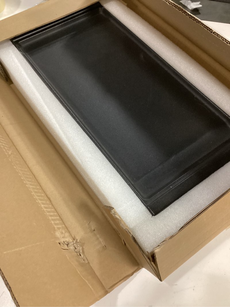 Condition photo showing Good Condition for WB31X24738 WB31X49806 Griddle Replacement Parts for GE Gas Stove Top Cast Iron Appliance Griddles 19.5’’ x 9’’ Range Cooktop Griddles Pan JGBS66REKSS JGBS66REK3SS 30In Center Griddle Plate 1 Pcs