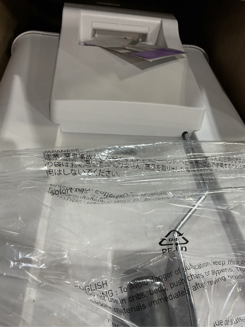 Condition photo showing Good Condition for simplehuman 45 Liter / 12 Gallon Rectangular Kitchen Step Trash Can with Soft-Close Lid, White Plastic