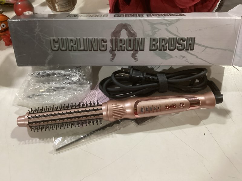 Condition photo showing Good Condition for (Similar to) Wavytalk Thermal Brush, Negative Ion Thermal Brush with Ceramic Tourmaline, 1.5 inch Heated Round Brush for Blowout Look, Thermal Round Brush Dual Voltage, Pink