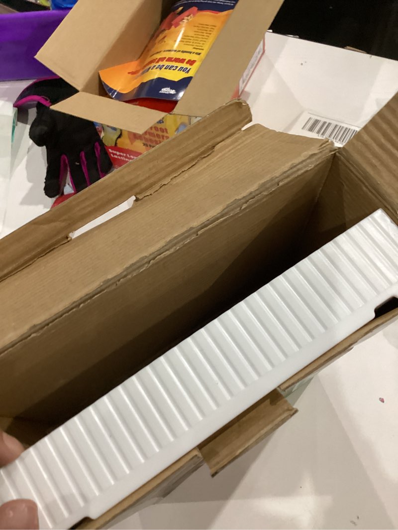 Condition photo showing Good Condition for 2 Pack Expandable Food Storage Container Lid Organizers, 22" Pots and Pans Organizer Under Cabinet with 9 Adjustable Dividers Pot and Pan Lid Holders Rack Inside Cabinet(White) 2 Pack White(Expandable)