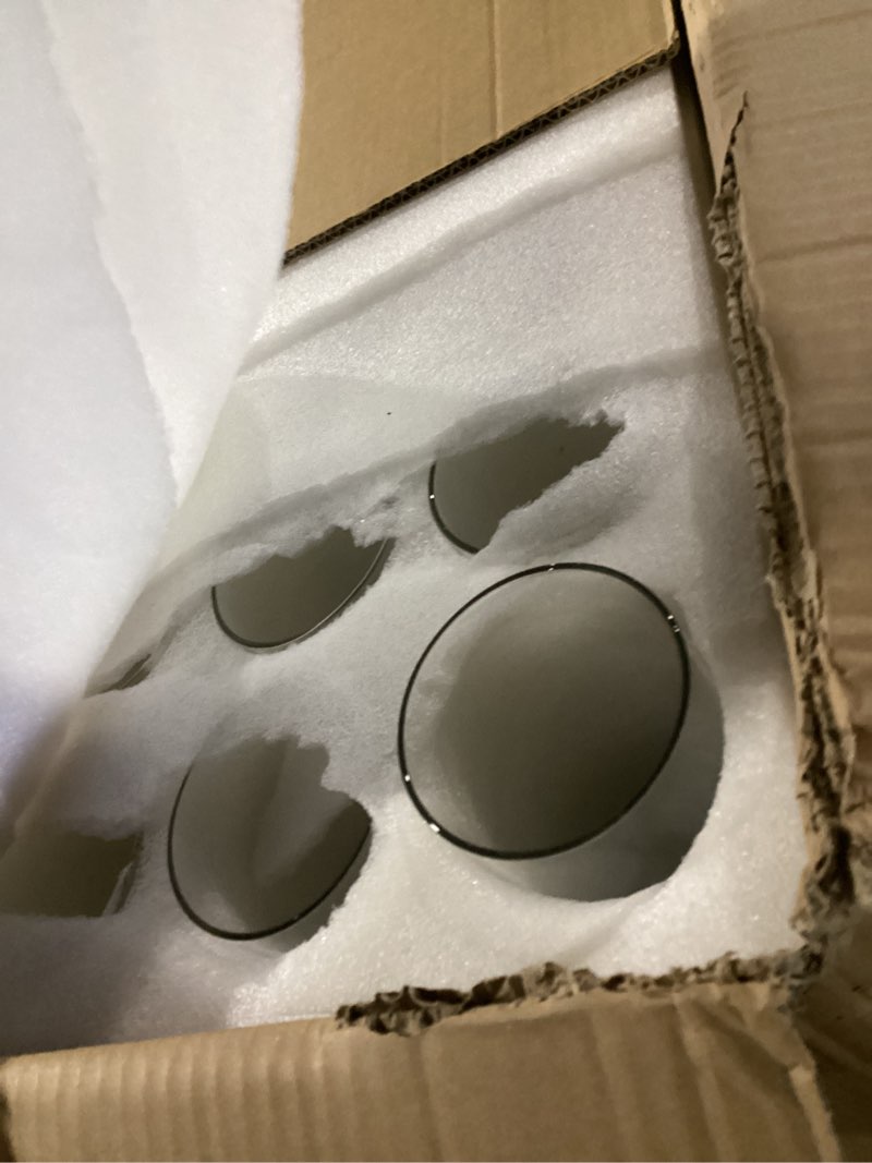 Condition photo showing New/Like New for similar to o) p 4 pcs 4\" od x 15.5\" clear acrylic pipe 96mm id x 100mm od x 2mm wall thickness round rigid long pipe for plumbing, water cooling system, chemical resistanth