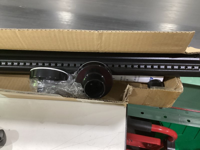 Condition photo showing New/Like New for AIZESI 41-144 Inch Heavy Duty Black Tension Curtain Rod - No Drilling, Adjustable, Rust-Resistant for Outdoor, Living Room, Window, Bathroom Black 41" to 144"