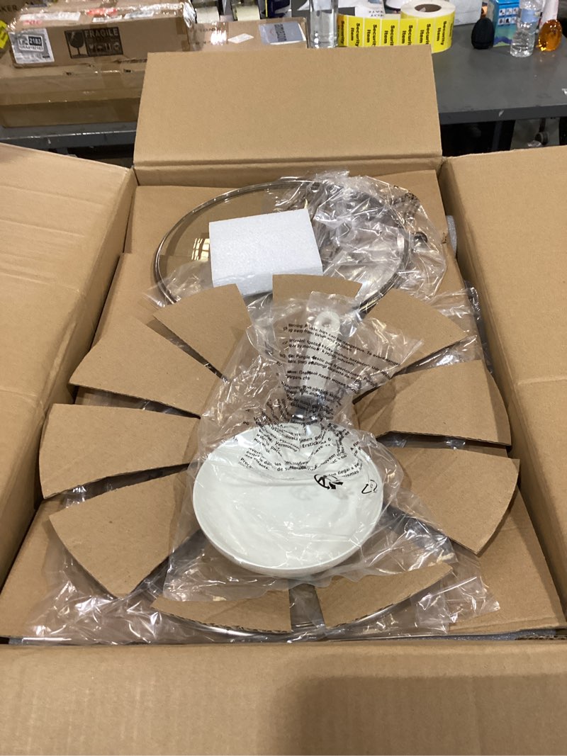 Condition photo showing Good Condition for 25pcs pots and pans set non stick ceramic cookware set, healthy non toxic kitchen cookware with mini egg pan, large capacity, induction compatible, pfas/ptfe/pfoa/pfos free, cream white