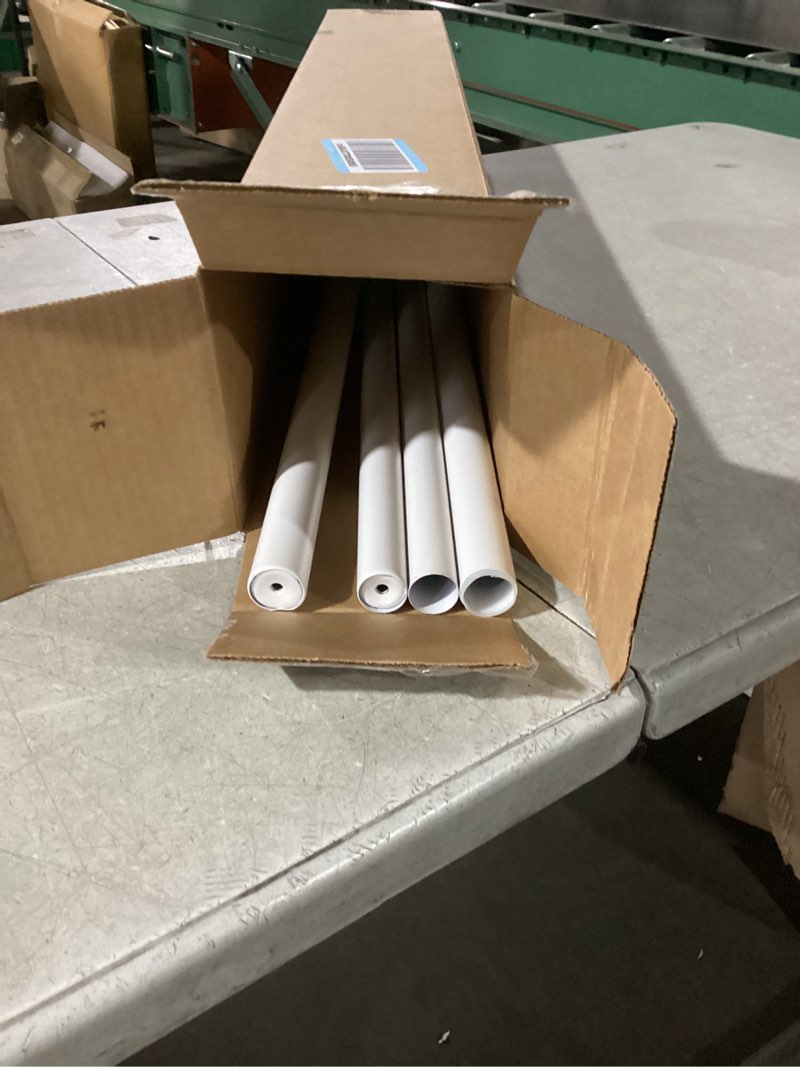 Condition photo showing Good Condition for Curtain Rod 48-86 Inch, 1" Diameter Curtain Rods for Windows, Heavy Duty Modern Drapery Rod with Brackets for Bedroom, Living Room, Kitchen, Patio(White) White 48" to 86"