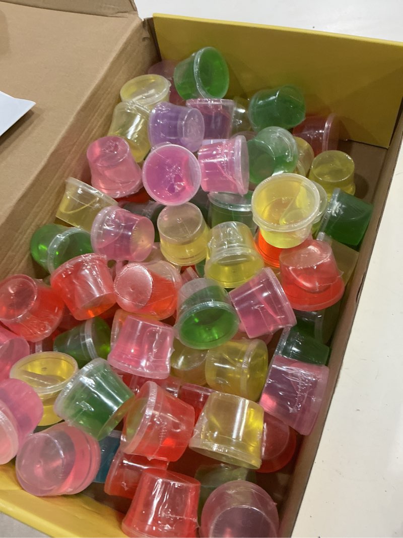 Condition photo showing Good Condition for 120 pack for kids clear crystal bulk slime kit, slimes toys for girls and boys, stress relief, non-sticky, classroom reward, easter party favors supplies 120 pack clear crystal bulk slime kit
