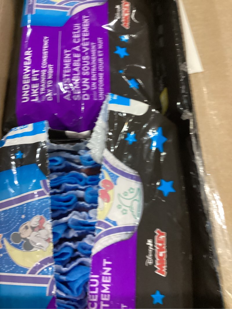 Condition photo showing As Is for Pull-Ups Boys' Night-Time Potty Training Pants, Size 4T-5T Overnight Training Underwear (38-50 lbs), 92 Ct 4T-5T 92