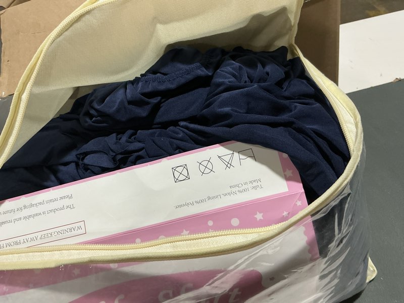 Condition photo showing Good Condition for 6 pack spandex navy blue tablecloths for 6 foot rectangle tables, wrinkle free fitted table cloth 6ft stretchy table skirt cover for parties weddings birthday banquet baby shower navy blue 6ft(6pack)