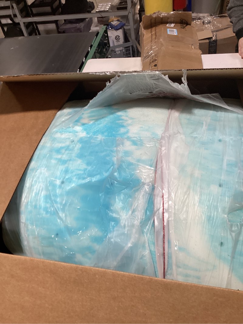 Condition photo showing New/Like New for EGO Topper 3 Inch Queen Memory Foam Mattress Topper, Gel Foam Mattress Topper for Pressure Relief, Ventilated Design Bed Topper in a Box, CertiPUR-US Certified, 60"×80", Medium