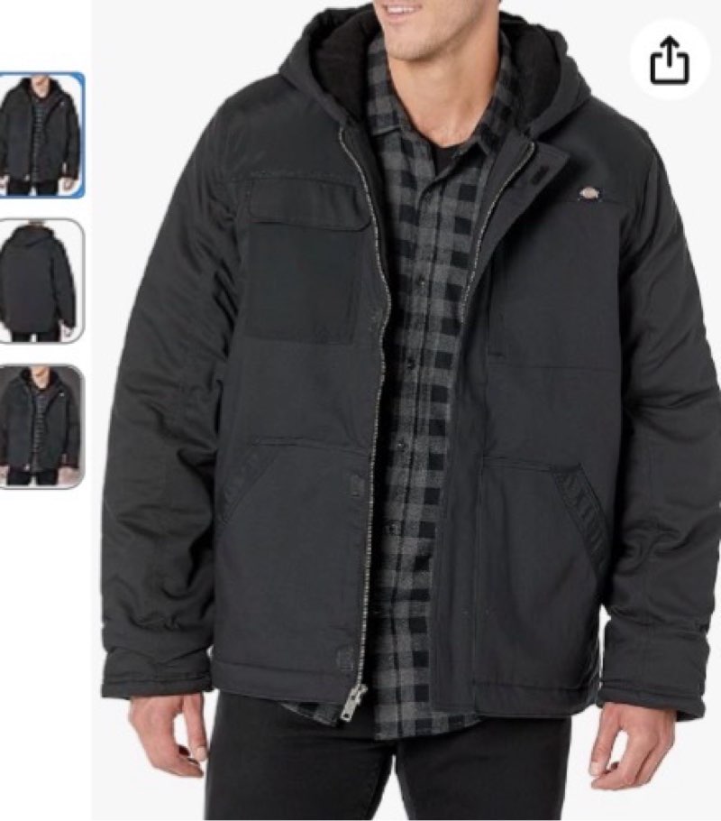 Dickies Duratech Renegade FLEX Duck Jacket, BLACK, 4X