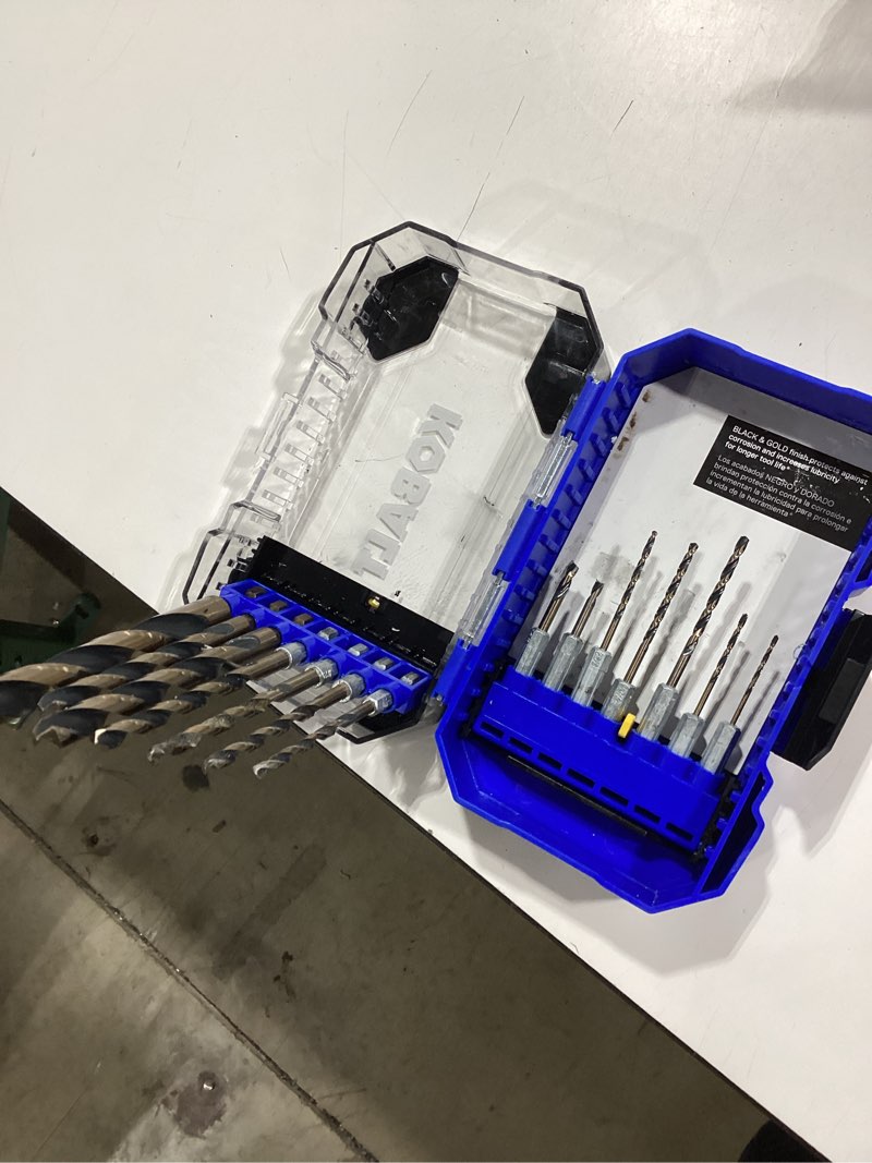 Condition photo showing Good Condition for kobalt 14 -piece x titanium coated hss jobber length twist drill bit set