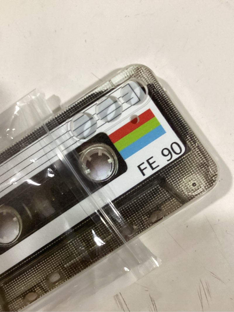 Condition photo showing Good Condition for Case for Galaxy S23 FE with Reinforced Corners TPU Soft Bumper Retro Cassette Tape Case Compatible with Samsung Galaxy S23 FE