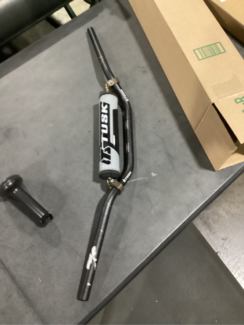 Condition photo showing Good Condition for tusk t-10 aluminum 7/8" handlebar cr high bend black