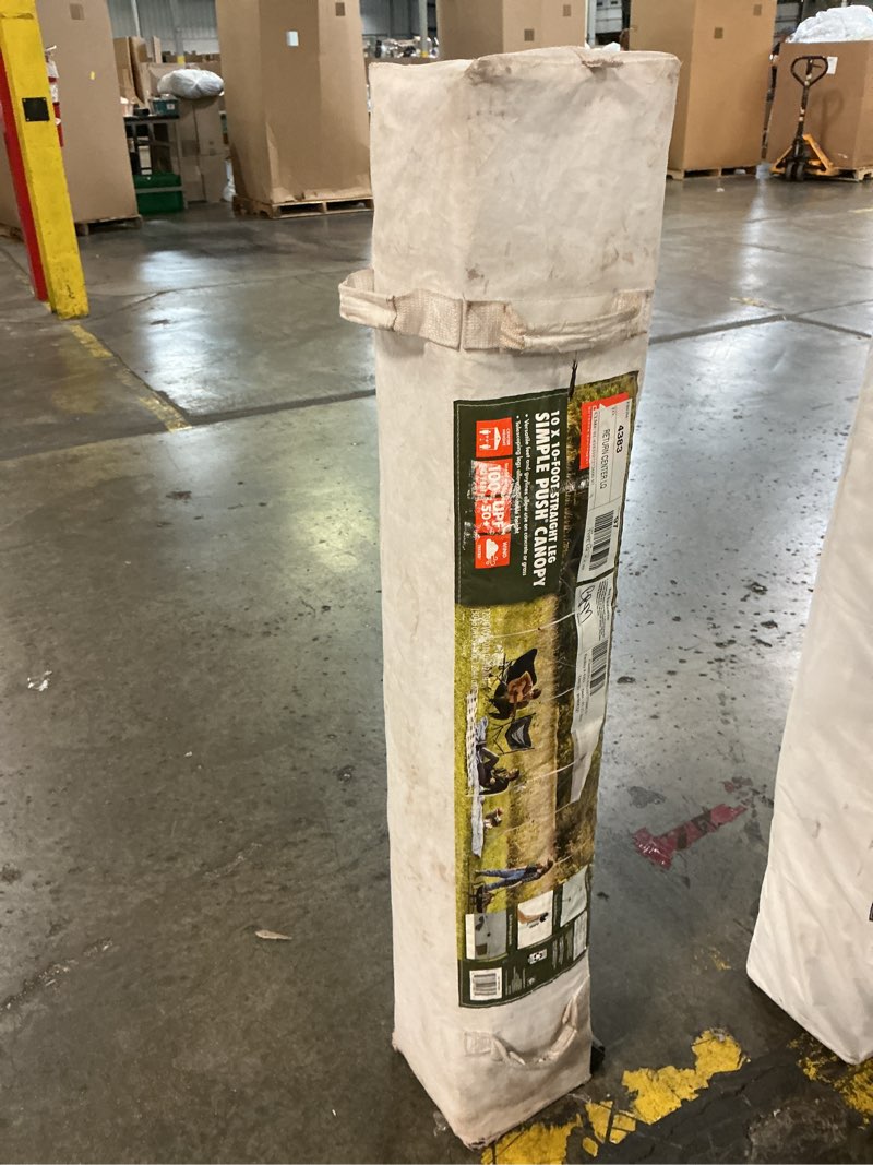 Condition photo showing Good Condition for ozark trail 10' x 10' straight leg instant pop-up canopy with simple push setup for tailgating, camping and events