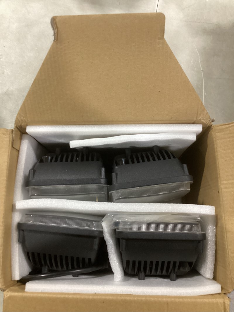 Condition photo showing Good Condition for partsam 4pcs 4x6 led headlights sealed beam 6x4 h4651 h4666 h4656 compatible with kenworth kw 900/peterbilt 379/truck/k10 k20 van rv camper headlamp assembly