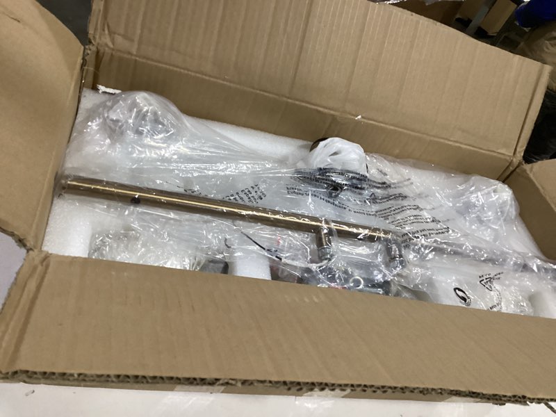 Condition photo showing Good Condition for Vintage Bathroom Lights Fixtures Gold Vanity Light with Glass Globe LampShade 3 Light Mid Century G9 Bulb Wall Sconce Indoor Vanity Light Over Mirror for Kitchen Bedroom Farmhouse Living Room Gold 3 light