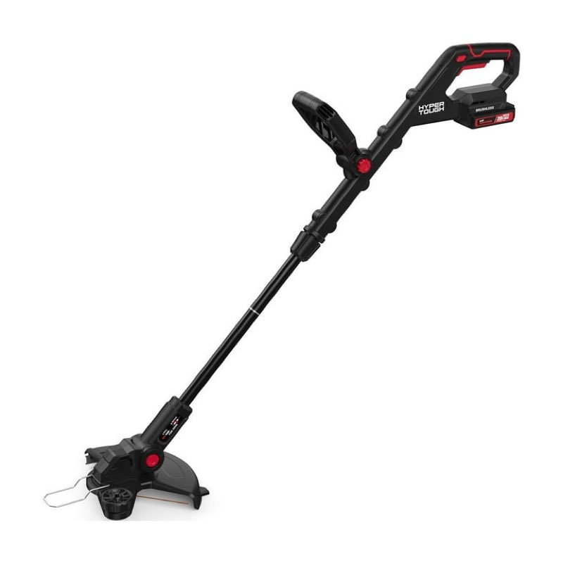 hyper tough 12" 20v brushless cordless string trimmer