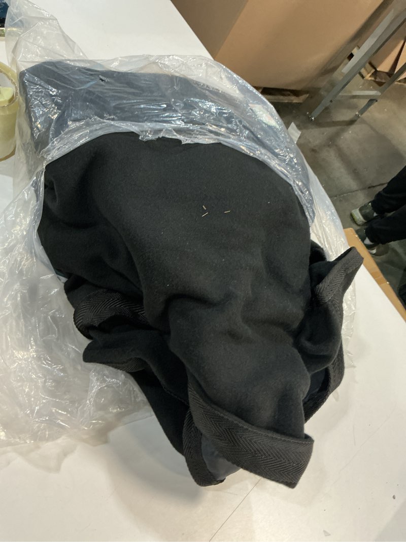 Condition photo showing Good Condition for Tough 1 Soft Fleece Blanket Liner/Sheet Black Large