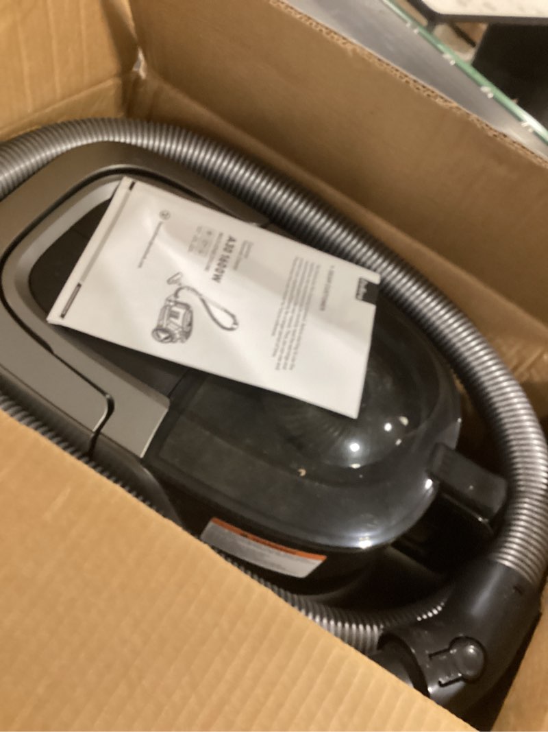 Condition photo showing As Is for Zefiro Canister Vacuum Cleaner, 40Kpa 1600W Bagless Vacuum Cleaner,Lightweight Vacuum for Hard Floors, Carpet, Pet Gray
