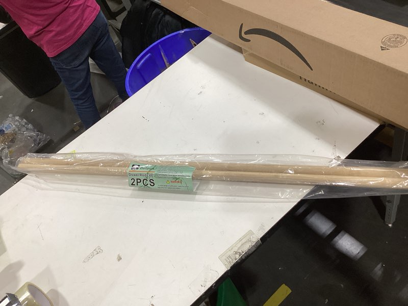 Condition photo showing Good Condition for 1 x 48 Inch 2 PCS Dowel Rods Wood Sticks Wooden Dowel Rods - Unfinished Bamboo Sticks - for Crafts and DIYers 1"x48" Pack of 2