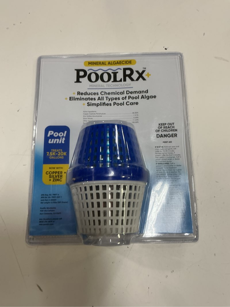 Condition photo showing New/Like New for PoolRX+ pool unit 7.5k-20k gallons 7,500 - 20,000 gallons 1 Unit