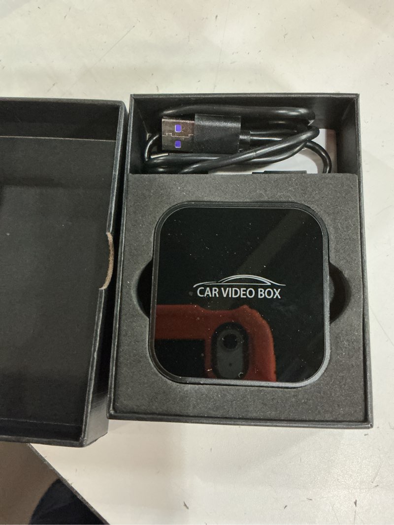 Condition photo showing Good Condition for wireless carplay adapter ai box for iphone & android auto – youtube & netflix support, tf card offline playback, plug and play, wired to wireless conversion, stable 5.8ghz wifi & bluetooth 5.3