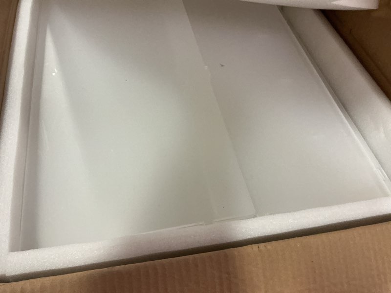 Condition photo showing Good Condition for 4 Tiers Clear Acrylic Counter Top Bakery Display Case 5mm high Impact PETG Panels Bread Case 19.7"X19.7"X9.85" Party Cake Cabinet