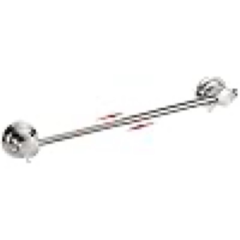 jiepai suction cup towel bar brushed nickel,bath shower towel holder shower door adhesive towel bar suction towel rack (brushed nickel,