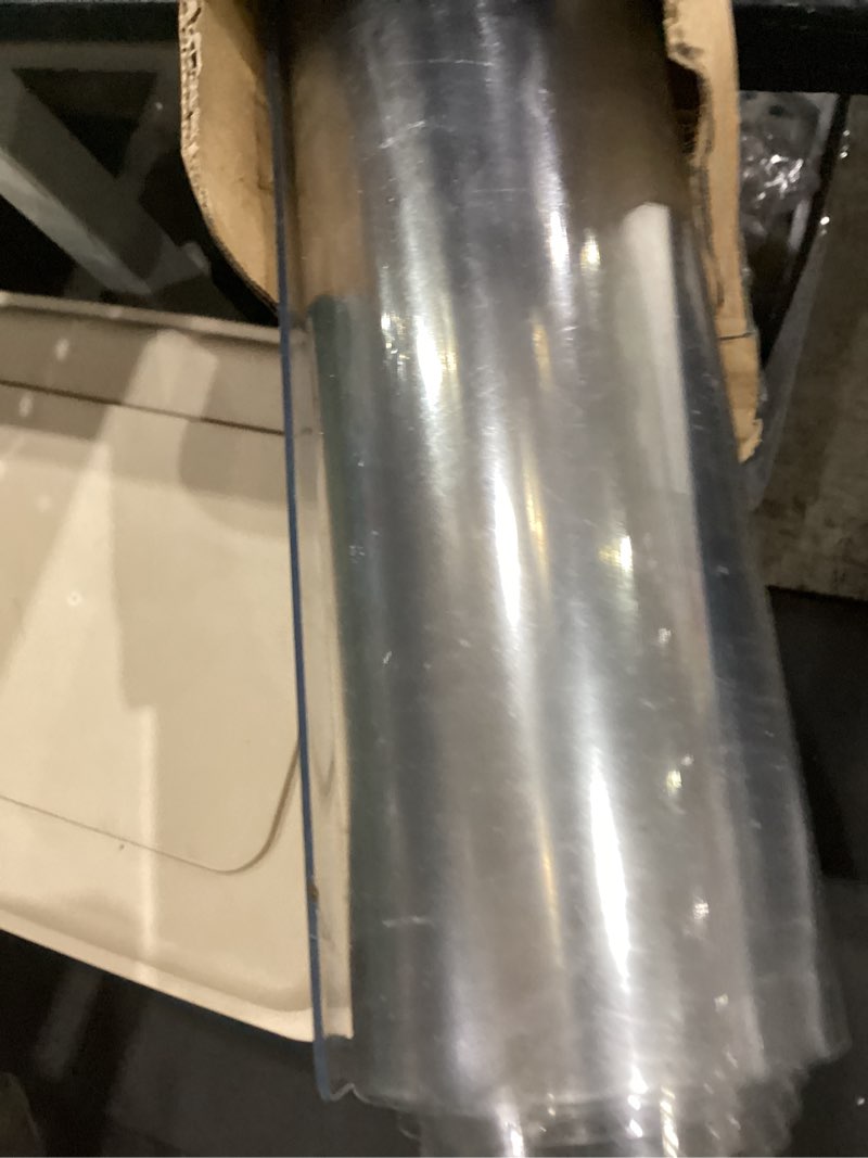 Condition photo showing Good Condition for vicwe 36 x 66 inch clear table cover protector,1.5mm thick clear table protector, rectangle waterproof plastic table cover, scratch proof and easy cleaning for dining room table clear 1.5mm 66" x 36" (rectangular)