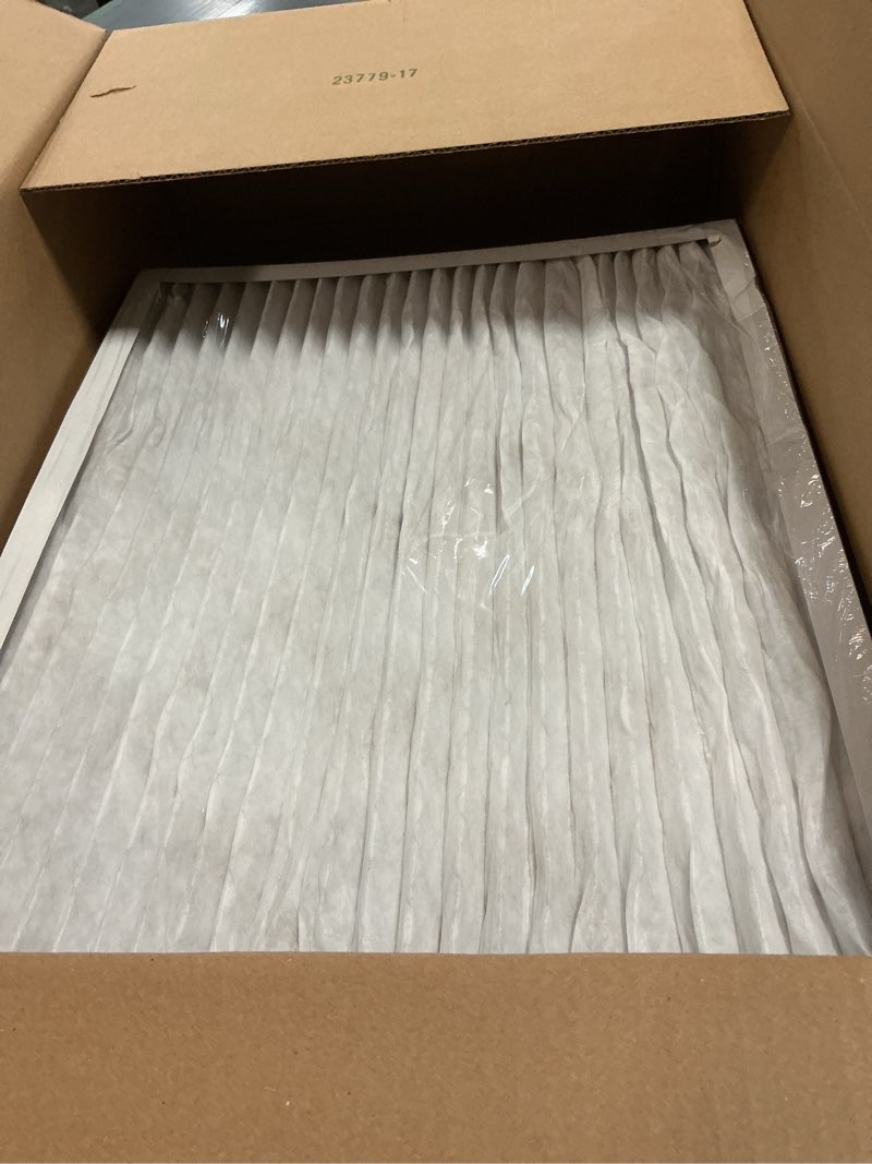 Condition photo showing As Is for bnx trufilter 20x25x1 air filter merv 13 (6-pack) - made in usa - electrostatic pleated air conditioner hvac ac furnace filters for allergies, pollen, mold, bacteria, smoke, allergen, mpr 1900 fpr 10