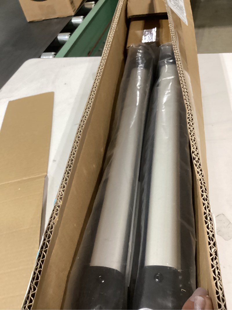 Condition photo showing Good Condition for 16.3 inch ski and snowboard rack for car roof, with tpv rubber padding and lock, fit 2 pairs of skis or 2 snowboards, mounting system fits for square/round/aero/oval cross bars, silver silver 16.3 inch