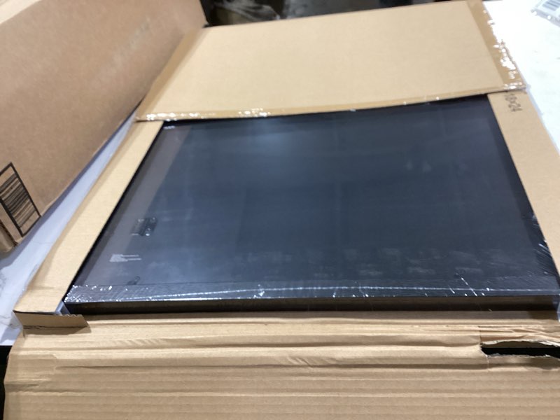 Condition photo showing Good Condition for Americanflat 18x24 Poster Frame with Polished Plexiglass - Use as 12x18 Frame with Mat or Display 18x24 Photo Without Mat - Hudson Collection - Wide Picture Frames for Wall Display - Black Black 18x24