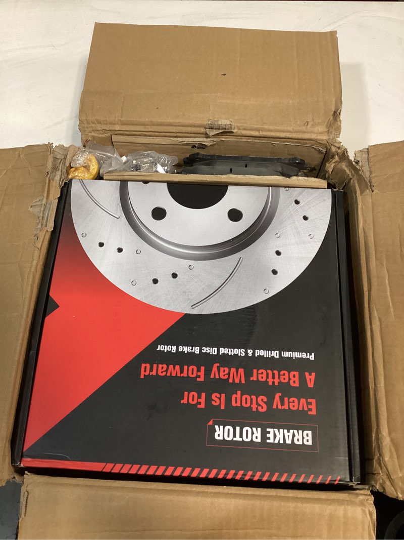 Condition photo showing Good Condition for Anpulsero Front Brake Pads and Rotors Kit Compatible with 2011-2020 Toyota Sienna, 2008-2019 Toyota Highlander, 2010-2015 Lexus RX350 Lexus NX300-328mm(12.9in) Anti-Rust Geomet Coated - 31511 & D1324 2011-2020 Sienna-Front-Geomet