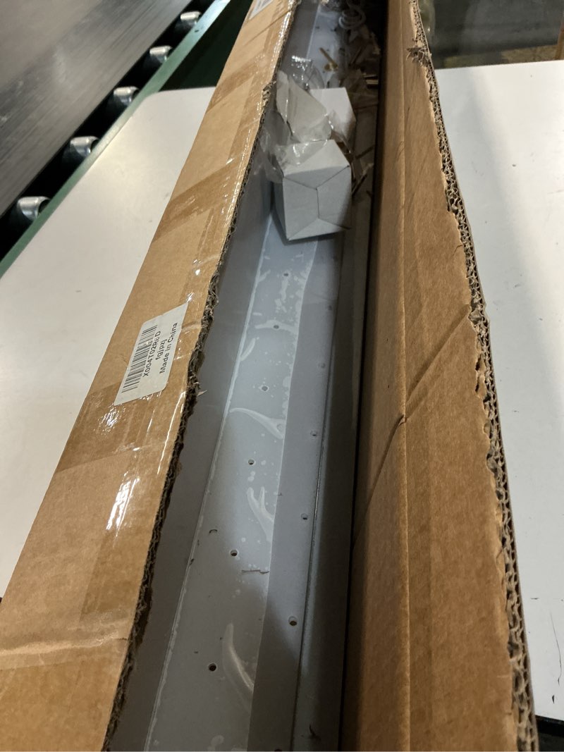 Condition photo showing Good Condition for Omhuzsyo Light up Acrylic Medal Hanger Display Rack and Trophy Shelf,Wall Mount Medal Holder,for Gymnastics,Running,Basketball, Football, and More.Race Medal Display-Large Size 45.2” Clear