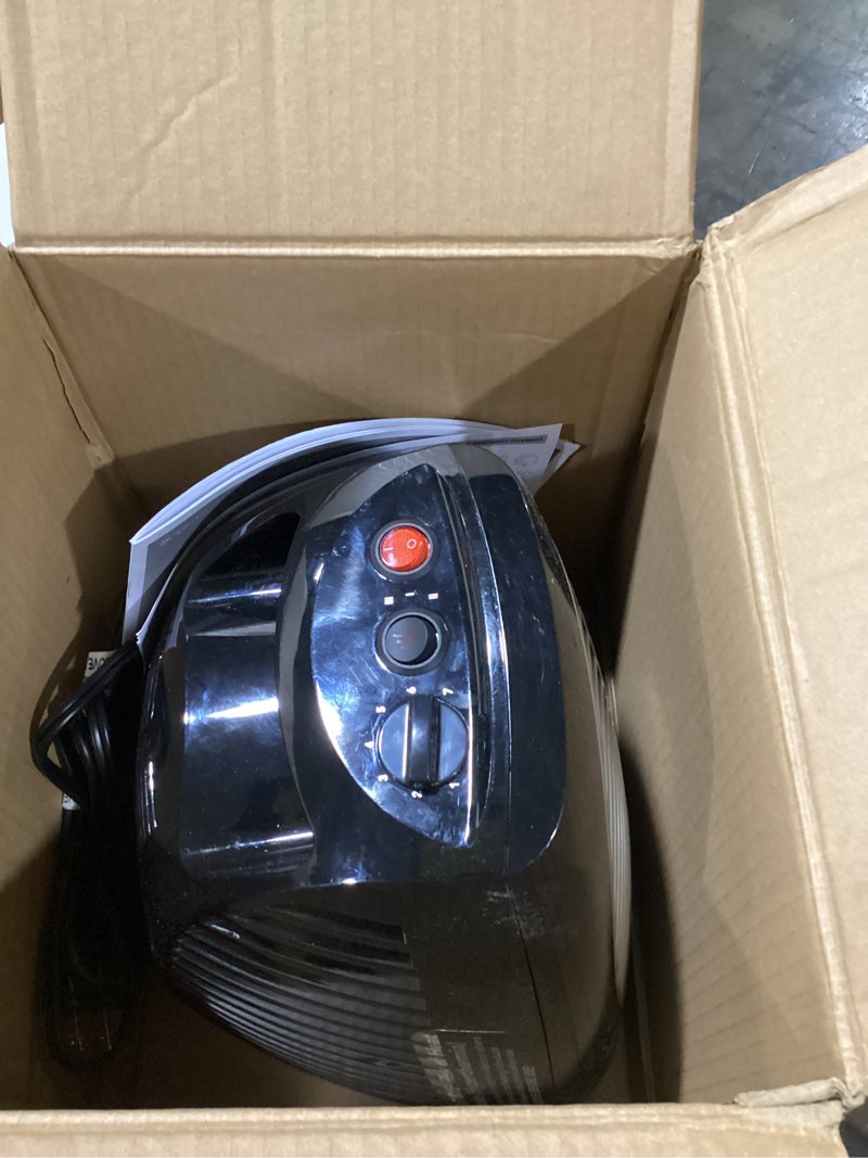 Condition photo showing Good Condition for Vornado MVH (2025) Space Heater, 3 Heat Settings, Adjustable Thermostat, Tip-Over Protection, Auto Safety Shut-Off System, Indoor Use, Whole Room Heating, Black Medium (2025 Model)