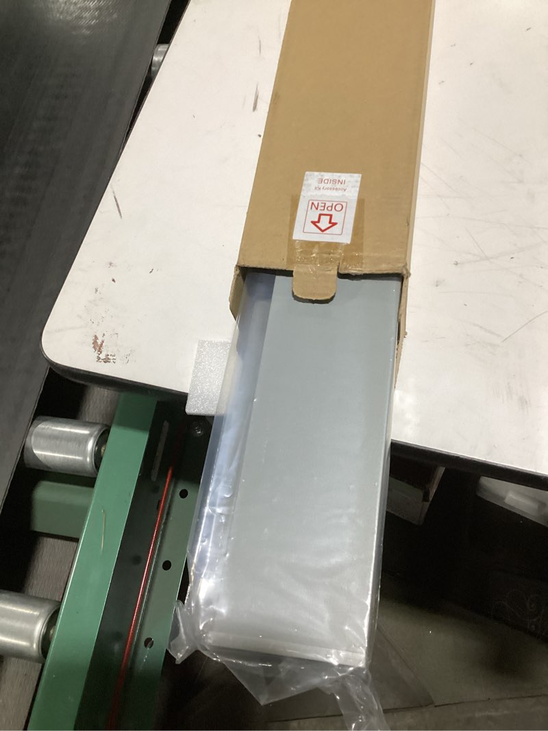 Condition photo showing As Is for Joydeco Cordless Zebra Blinds (Pro), Dual Layer Light Control Zebra Blinds for Windows, Light-Proof Aluminum Cover, Free-Stop Roller Shades for Home & Office (Gray, 29" W x 75" H) Gray 29"W x 75"H