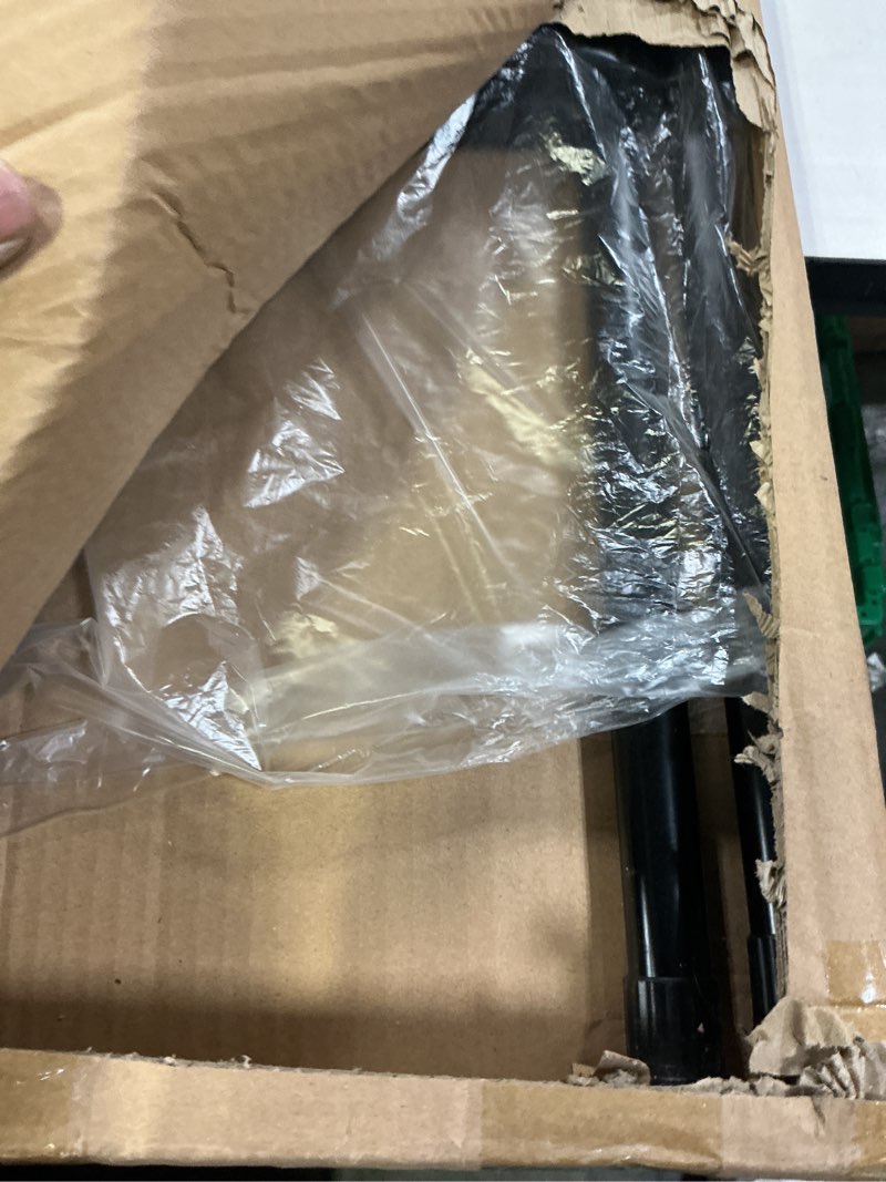 Condition photo showing Good Condition for Thyle 1 Pcs Folding Bar Stool with Backrest, Tall Foldable Stool Chair Portable High Folding Bar Chair Counter Height Seat Leather Padded for Kitchen Island Shop Cafe Dining Room Black (29.5 Inch) 1 29.5 Inch