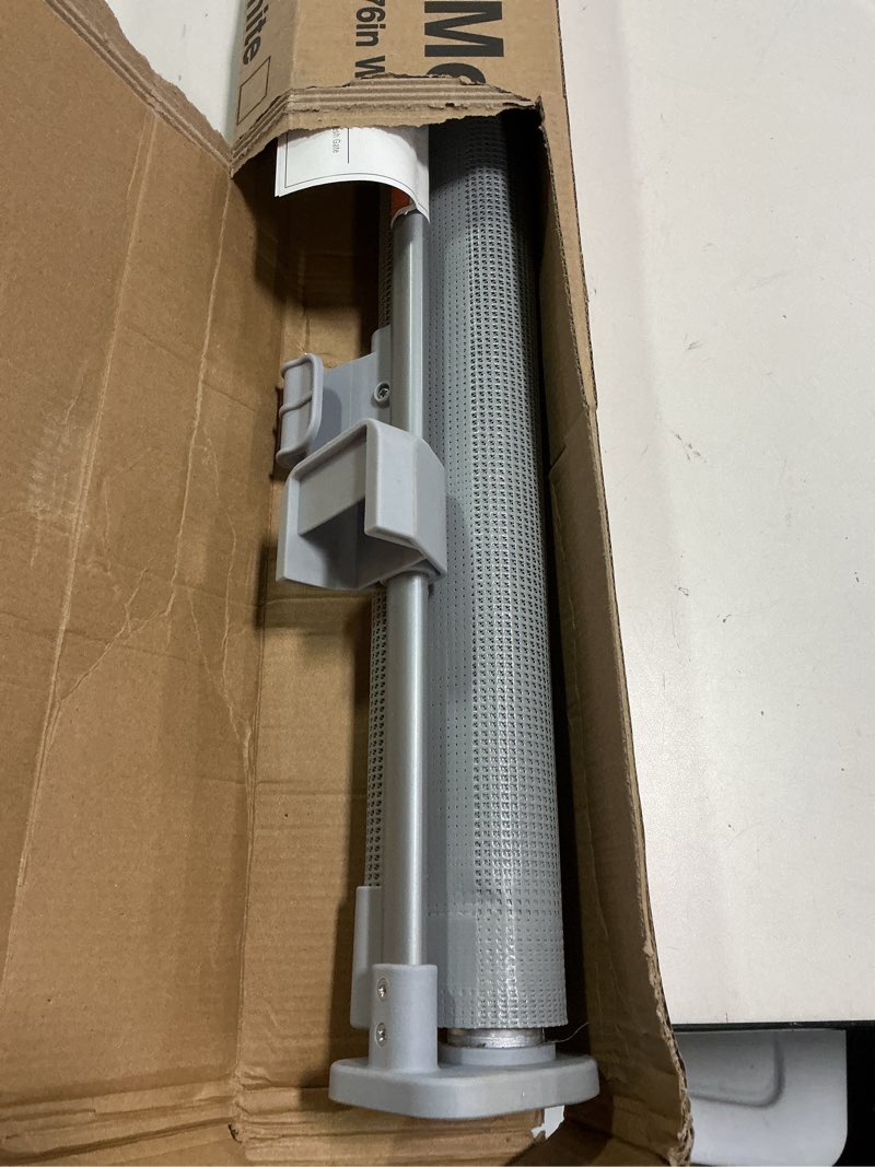 Condition photo showing Good Condition for Cideny Retractable Baby Gate for Stairs, 55" Wide Mesh Dog Gate Indoor, 34'' Tall Child Gate for Doo