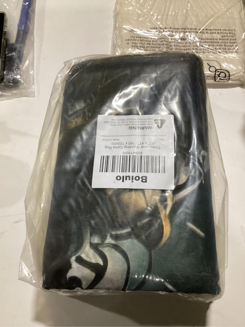 Condition photo showing Good Condition for Shooting Game Rug Teen Boys Carpet with Battle Games Element Decoration Mat, War Game Rugs for Boy’s Bedroom Living Room Playroom, Non-Slip Children Gaming Area Rugs (Threesome, 63" x 47") 3'11" x 5'3" (Rectangular) Threesome