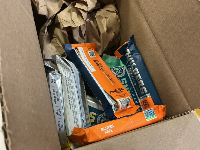 Condition photo showing Good Condition for clif builders protein bars - variety pack - 20g plant based protein - gluten free - non-gmo - low glycemic - no artificial sweeteners - 2.4 oz. (12 count)