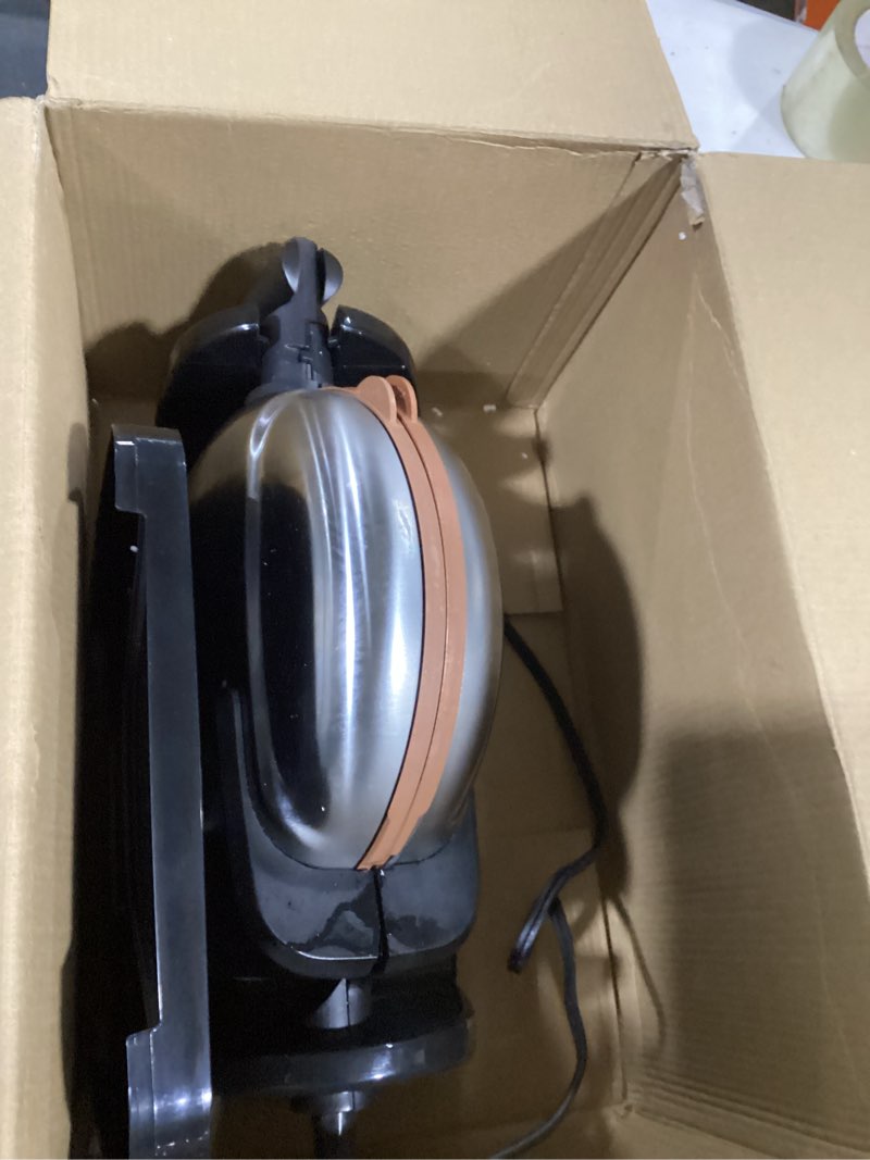 Condition photo showing Good Condition for Hamilton Beach Belgian Waffle Maker with Removable PFAS-Free Durathon Nonstick Coated Plates, Easy Flip, Ceramic Grids, Black (26031) Black Single Flip, Ceramic Grids