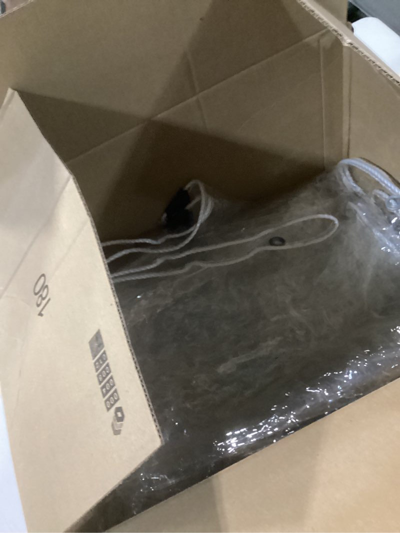 Condition photo showing New/Like New for Clear Tarps with Grommets 14 Mil Clear PVC Tarp 400g/m² Thickened Tear Resistant, for Camping, Plants Greenhouse, Cars, Patio (3' X 6')