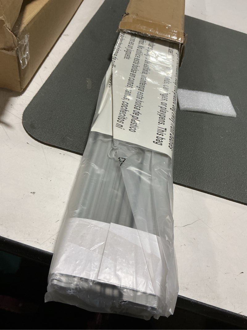 Condition photo showing New/Like New for (similar too) lumino - cordless light filtering mini blinds for indoor windows - 24\" w x 64\" l - white, 1\" vinyl slats, smooth lift operation, horizontal window blinds for home 24\"w x 64\"h