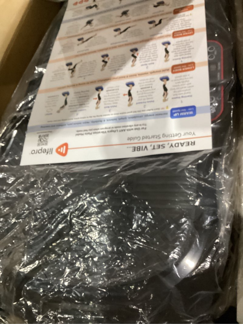 Condition photo showing Good Condition for Lifepro Waver Vibration Plate Exercise Machine for Lymphatic Drainage, Muscle Activation, Full-Body Workout Vibrating Platform with Loop Bands, Fitness Equipment for Strength Toning & Fat Loss Black