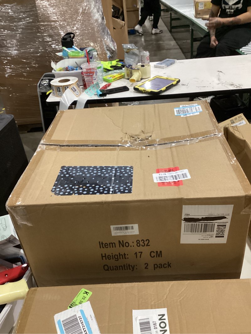 Condition photo showing New/Like New for Under Bed Storage Containers, Stackable Under Bed Rolling Storage Plastic Containers, 11.5Gal Storage Bins with Wheels, Multi-purpose Storage Bins with Lids for Clothes, Shoes, And Duvets 11.5Gal - 2 Pack