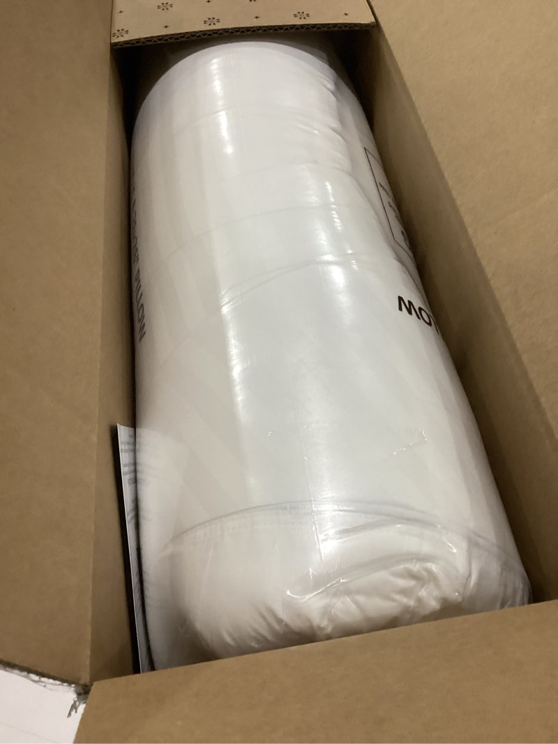 Condition photo showing New/Like New for beckham hotel collection euro size throw pillows (set of 2), 26 x 26 down alternative pillow insert for bed, couch, and sofa european white