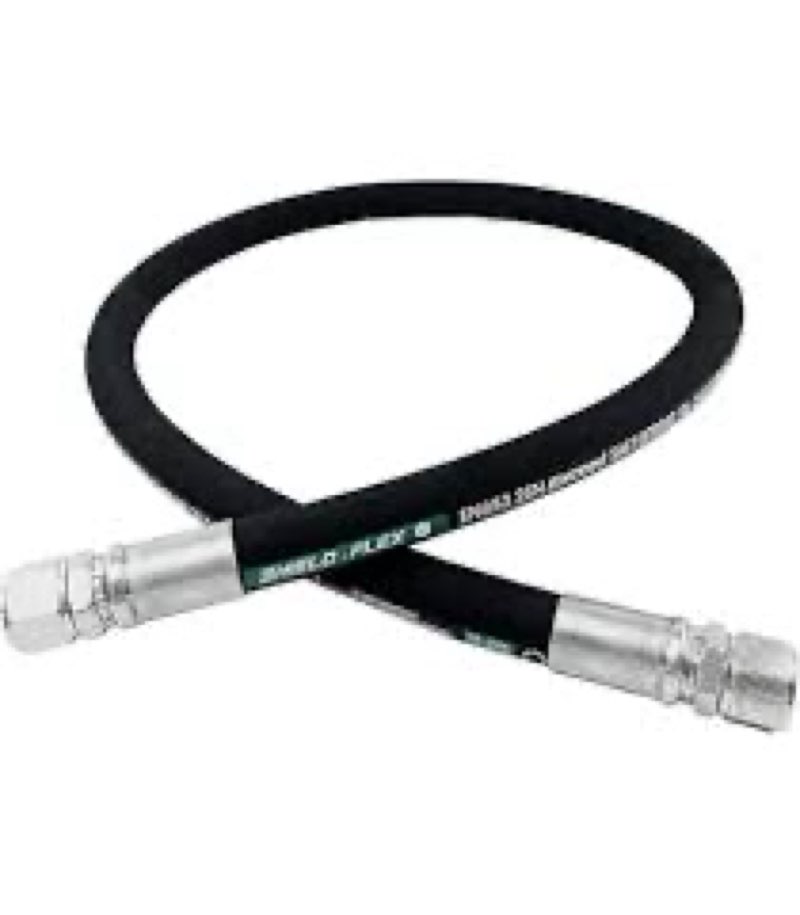 Autovo 26711-12-12-RW Hydraulic Hose Swivel Assembly 3/4” Hydraulic Hose with Female JIC X Female JI