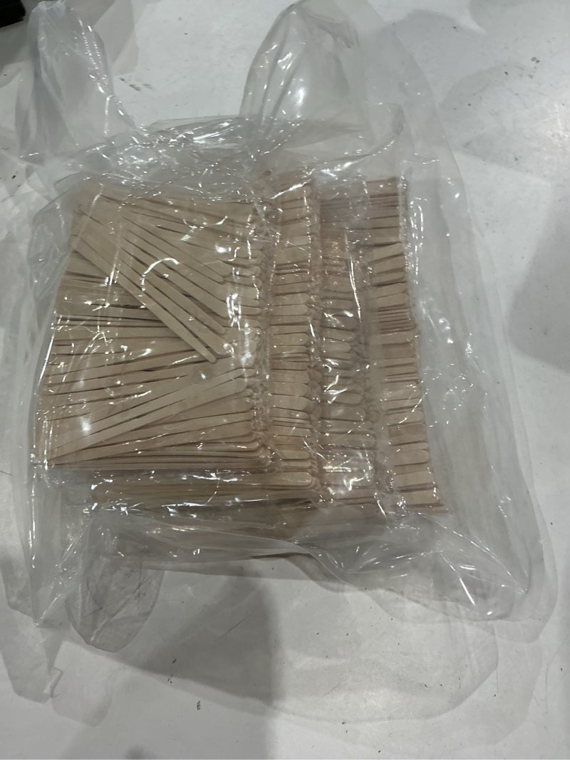 Condition photo showing Good Condition for 1200 pack wooden waxing sticks wax spatulas sticks small wax applicator sticks wood craft sticks spatulas applicator for hair eyebrow nose removal (without handle)