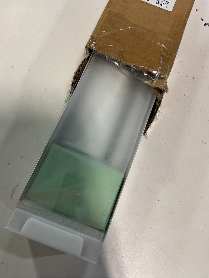 Condition photo showing Good Condition for Blackout Roller Shades Blinds Cordless for Windows Pull Down Room Darkening Door Blinds with Thermal Insulated Easy to Install for Living Room,Bedroom,Home,Office Bathroom White 23" W x 72" H 23"W x 72"H White